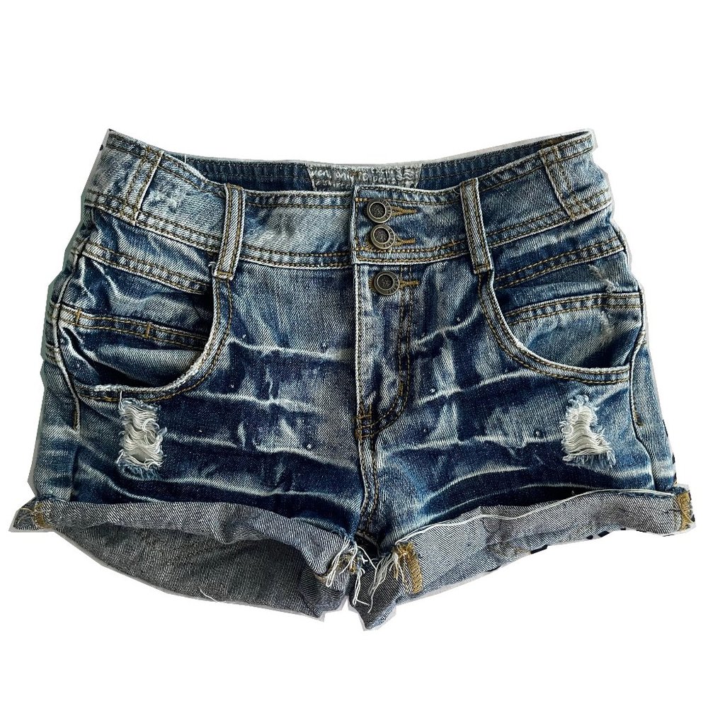 Hot Kiss "Cici Shorts" 🎀 US 0, Low-Rise Denim